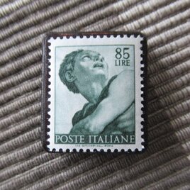 イタリア　美術1964年　切手ブローチ11043