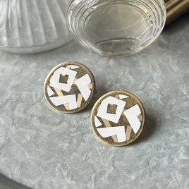 PA508-【 AVON 】エイボン・ヴィンテージピアス 1986 "Geometric Earrings"