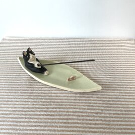 陶器の大きな白猫 | iichi 日々の暮らしを心地よくするハンドメイドや