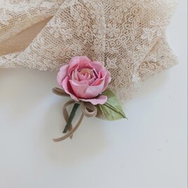染め布花＊アンティークな薔薇のガーランド装飾 インテリア | iichi