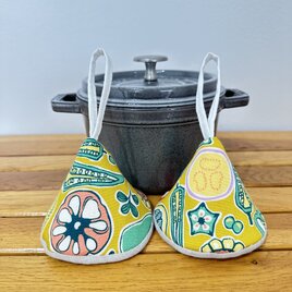 Cafetty リメイク風 デニム前掛け 新品 エプロン オリジナル デニム