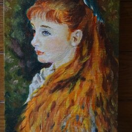 モディリアーニ「おさげ髪の少女」模写 | iichi 日々の暮らしを