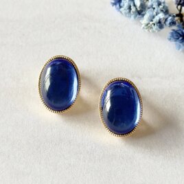 あじさいの実 チェコガラスドロップのピアス/イヤリング | iichi 日々