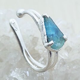 シトリン原石＊925 ring | iichi 日々の暮らしを心地よくする
