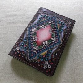 ほぼ日手帳　文庫サイズ対応 　レザー手帳カバー 刻印、拭き染め ほぼ日手帳weeks対応 レザー手帳カバー 刻印＆拭き染め | iichi 日々の
