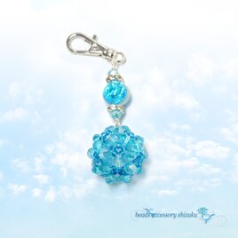 天然石リングB＊14号＊ブルーアゲート×レッド | iichi 日々の暮らしを