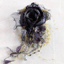 スカピオサ風の布花リース / 00082 | iichi 日々の暮らしを心地よく