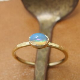 オパールリング9号 【silver】天然石 | iichi 日々の暮らしを心地よく