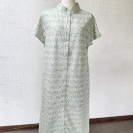 小紋リメイク ピンタックシャツワンピース | iichi 日々の暮らしを