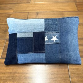 ゆったりめ☆デニムリメイク☆ワンピース☆パッチワーク デニム