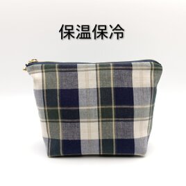 保温・保冷の洗えるポーチ 大きめ20cm 向日葵 ピンク 293 | iichi 日々