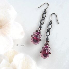 14kgf 潮紫陽花ピアス【AT-547P】 | iichi 日々の暮らしを心地よくする