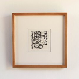 銅版画 “Sunflower”（額装） | iichi 日々の暮らしを心地よくする