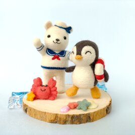 羊毛フェルトの鏡餅 | iichi 日々の暮らしを心地よくするハンドメイド