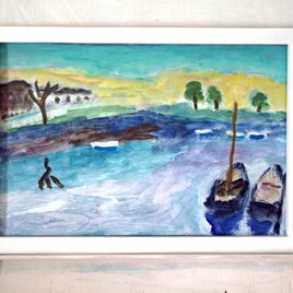 パリでの裸婦水彩画 | iichi 日々の暮らしを心地よくするハンドメイド