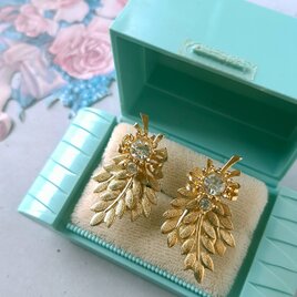 GERMANY》 light green orange enamel butterfly ドイツ ヴィンテージ