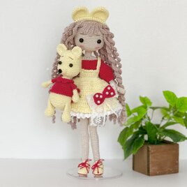 あみぐるみ・ドールチャームꕤちいかわ赤毛の少女 | iichi 日々の
