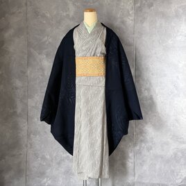 着物リメイクジャケット 着物リメイク モモンガ型 ジャケット バッタ文様 08 / kimono Japanese