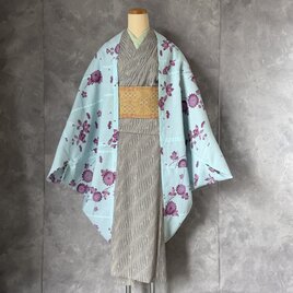 ブラウス 絵羽織をリメイク 鼓文様 絞り染 b0012 / 古布 着物 着物