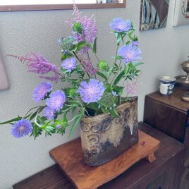 0325 備前焼 花器 フラワーベース ビンテージ | iichi 日々の暮らしを