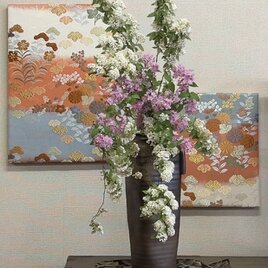 0021 焼杉 泊舟花器 舟形花器 花器 フラワーベース / 茶趣 茶花 華道
