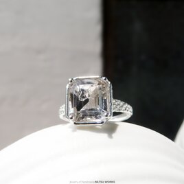 水入り水晶 リング / Enhydro Quartz Ring 285 | iichi 日々の暮らしを