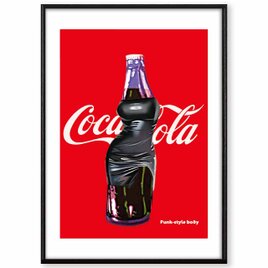 Coca-Cola レトロ女性看板　等身大 コカコーライラスト コカコーラ ポスター レトロ Coca-Cola 店員さん