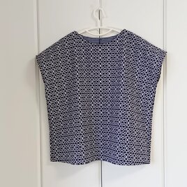 浴衣反物から アロハシャツ 藍に藤 メンズL | iichi 日々の暮らしを