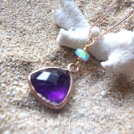 Ocean Swirl Chalcedony *Sea blue* 波の渦から滴るシーブルー