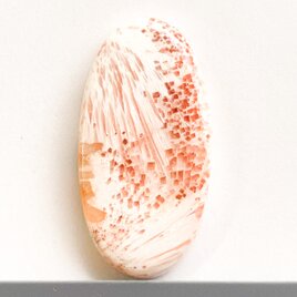 穴あきチャロアイト[60] 33x26mm 天然石 / カボション / ルース