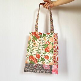 インド綿パッチワークトートバッグa | iichi 日々の暮らしを心地よく