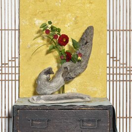 流木で描く山水画（L saiz） 流木アート、 壁装飾、＃15 | iichi