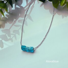 ターコイズシルクコード アクセサリーセット 天然石ブレスレット
