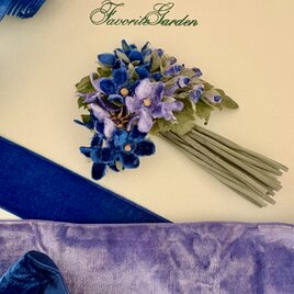 布花のドールのヘッドドレス C-2 | iichi 日々の暮らしを心地よくする