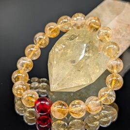 ヒマラヤ水晶・クリソコラ・8mm(親玉10mm)【高品質】ブレスレット