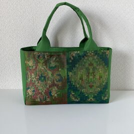 上品な帯リメイクバッグ｜華車×花文様｜和装にも洋装にも | iichi 日々