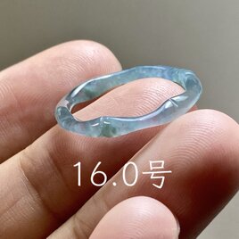 L18-177 氷糯種 彫花 藤草 黄翡翠 19.5号 ミャンマー産 A貨 本翡翠