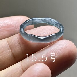 L18-177 氷糯種 彫花 藤草 黄翡翠 19.5号 ミャンマー産 A貨 本翡翠