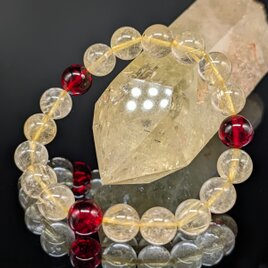 ルチルクォーツ・10mm（金針水晶）【上質】ブレスレット | iichi 日々