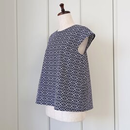 着物リメイク 大島紬のチュニック 変わり亀甲 | iichi 日々の暮らしを