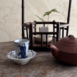 染付煎茶茶碗五個組 yk0115 | iichi 日々の暮らしを心地よくする