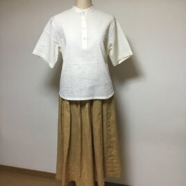 Vネック開きの大島紬のワンピース 着物リメイク | iichi 日々の暮らし