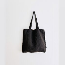 天日干しリネン手提げbag 緑 | iichi 日々の暮らしを心地よくする