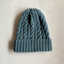アランニット帽・グレー○受注生産○ | iichi 日々の暮らしを心地よく