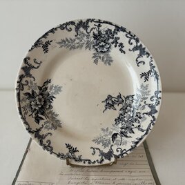 Creil et montereau / クレイユモントロー オーバルプレート赤