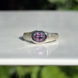 ボルダーオパール 湧き上がる遊色 3.7ct ミル打ツメ K18とシルバー925