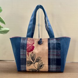 リバティの生地を使って・・ブックカバー[文庫本用]ひまわり畑 | iichi
