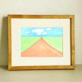 オーダー制作【原画・イラスト】「幸せを運ぶ（プルメリア）」 ※木製