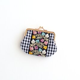 インド刺繍リボンの巾着ポーチ | iichi 日々の暮らしを心地よくする