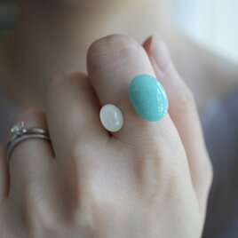 グリーンアベンチュリンとひまわりのピアス（イヤリング変更可